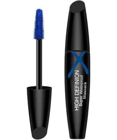 Blue mascara waterproof blue mascara for eyelashes volume brush waterproof Lengthening eyelash enhancer long lasting curl applicator volume building makeup for girls supplies - Buy Online on GoSupps.com