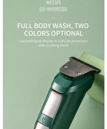 Waterproof Hair Clippers - Electric Hair Clipper with LED Display | Professional Barber Tool for Shaving & Engraving | International Shipping - Buy Online on GoSupps.com