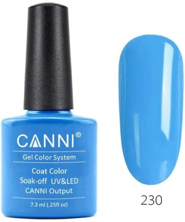 Gel Nail Polish UV CANNI 5ml Mini Set of 4 Bold Colours - Soak Off Base Top Colour Coat Manicure Acrylic Gifts Women Nails Set 3 - Buy Online on GoSupps.com