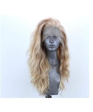 Shop BGHJUE N Yellow Curly Synthetic Wig - Body Wave Heat Resistant Glueless Full Wig for Women - Average Cap Size - Buy Online on GoSupps.com