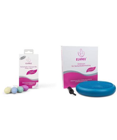 Elanee pelvic floor training aid Phase I actively to strengthen the pelvic floor muscles for bladder weakness & seat cushion for pelvic floor training for training the pelvic floor muscles Bundle with seat cushions (708-00)