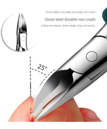 Feet Toenail Clippers Professional Thick Ingrown Toe Nail Clippers for Men Seniors Pedicure Clippers Toenail Cutters Nail Tools (Color : Black with Bag) - Buy Online on GoSupps.com