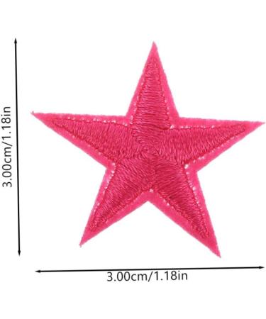 VILLCASE Embroidery Patches Star Patches 50 Pcs Star Iron-on Patch Velvet Embroidery Sequins Accessories Star Applique Embroidered Patch - Buy Online on GoSupps.com