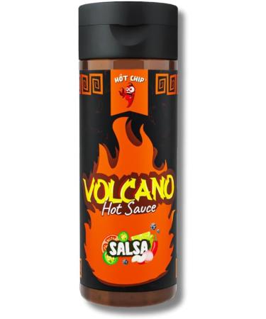  HOT CHIP HOT-CHIP Hot Salsa Sauce 270 ml - With Jolokia Bhut - Extra Spicy for Meat Nachos Pasta Vegetables and Chillies without Additives - Classic for BBQ and Cooking - Buy Online on GoSupps.com