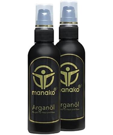 manako argan oil (skin oil/massage oil) 2 x 100 ml pump bottles