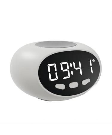 HEROSS talking alarm clock - extra loud time and date - for children older people dementia hearing or visually impaired seniors - easy -to -use clock (white) white/opulent garden - Buy Online on GoSupps.com