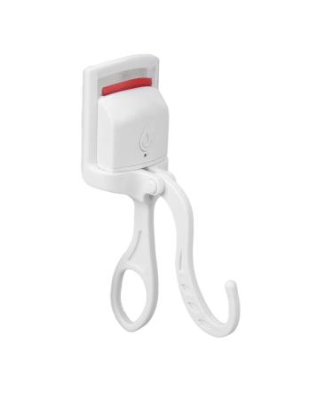 Qukaim Portable Electric Eyelash Curler Heated Eyelash Curler Portable Electric Lash Curler Quick Charging USB White Salon Home
