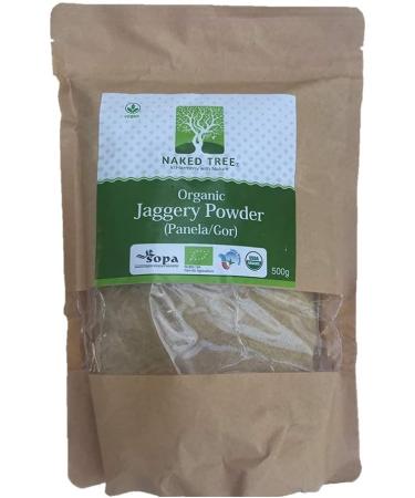 Naked Tree Organic Jaggery Powder 500gm - Pure Panela/Gor | Buy Online - Buy Online on GoSupps.com
