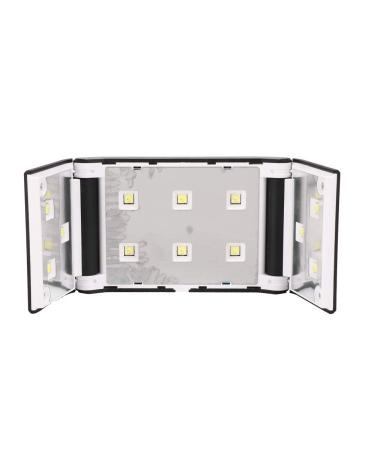 12 LED Nail Polish Dryer - Black Gel Curing Light for Home & Salon Nail Art - Buy Online on GoSupps.com