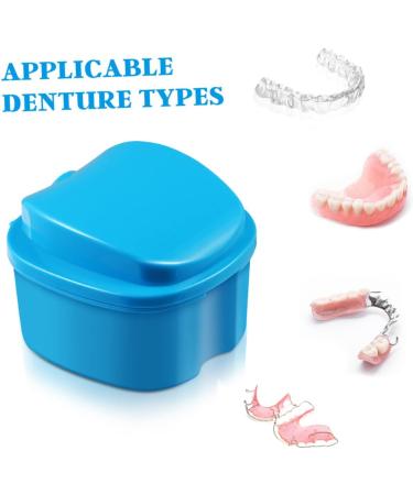 Buy Healvian 2-in-1 Tooth Box | Professional Denture Care & Travel Case for Prostheses Protection - Buy Online on GoSupps.com