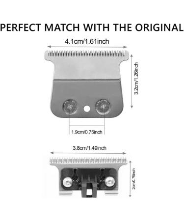 Premium Fx Replacement Silver Blade Set for BaByliss PRO Trimmer FX787 FX726 FX707 - Buy Online on GoSupps.com