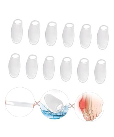 Healifty Silicone Gel Hammertoe Splint Separator - 6 Pairs Splitter Sleeves for Blisters & Bunions | Adult Big Joint Straightener - Buy Online on GoSupps.com