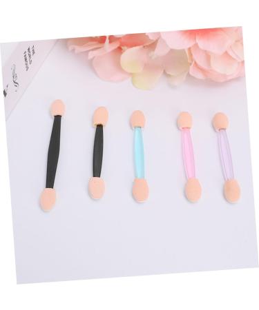 Ipetboom 50 Pcs Makeup Applicators Professional Double- End Eyeshadow Cosmetic Makeup Brush Size 1 Black - Buy Online on GoSupps.com