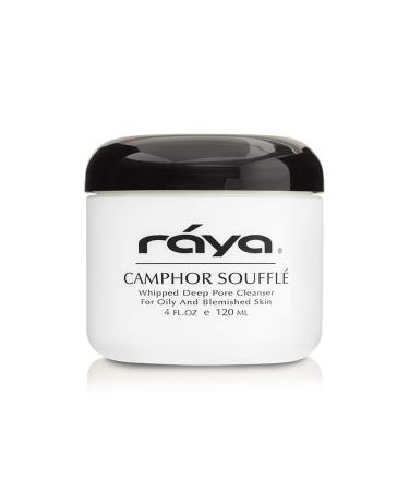 Raya Camphor Souffl Facial Cleanser 4 oz | pH Balanced Face Wash for Oily & Blemished Skin | Reduces Whiteheads Blackheads & Clogged Pores - Buy Online on GoSupps.com
