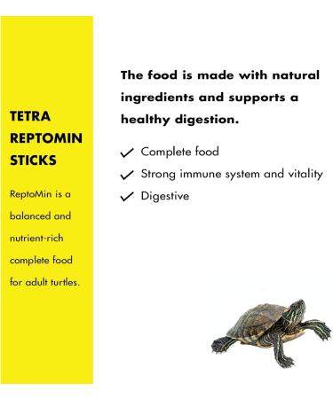 Tetra Turtle Food ReptoMin Complete Food for Water Turtles 100 ml 22 g (Pack of 1) - Buy Online on GoSupps.com