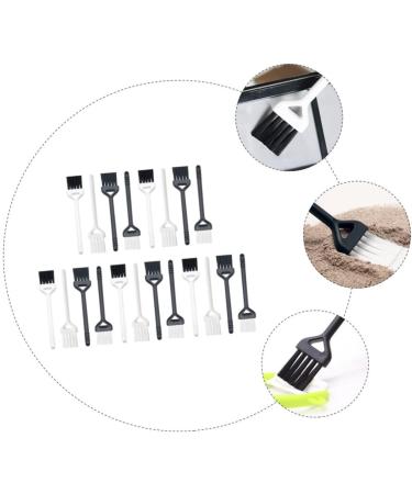 UKCOCO 20-Piece Cleaning Brush Set for Shaving Coffee Grinders Hair Cutters Beards & Mustaches - Portable Mini Razor Accessories - Buy Online on GoSupps.com