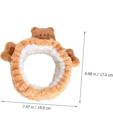 Beatifufu Bear Face Wash Headband Spa Headband for Washing Face Makeup Headband for Washing Face Washing Face Headbands Spa Headbands for Women Facial Headband Bear Makeup Headband - Buy Online on GoSupps.com
