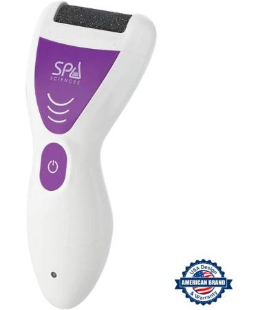 Spa Sciences Viva Professional Electronic Foot Smoothing Pedi Tool - Rechargeable, Powerful Callus Remover for Hard, Dry Skin - Includes 2 Treatment Heads - Buy Online on GoSupps.com
