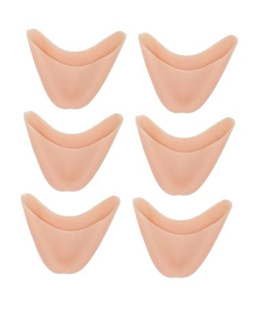 Veemoon 3 Pairs Toe Sleeve Ballet Toe Cap Silicone Pointe Dance Shoes Protector Women's Shoe Inserts Silicone Gel Silicone Toe Sleeves Flexible Toe Cover Ballet Toe Cover Tiptoe Cover Care