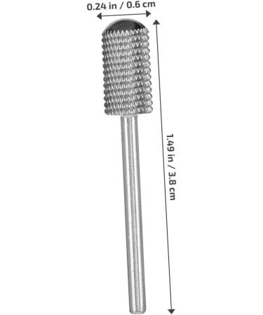 minkissy Drill nail polisher electric nail file nail drill heads pedicure drill bits ceramic nail bits nail drill bits manicure drill bits nail kits Tungsten steel head Nail - Buy Online on GoSupps.com