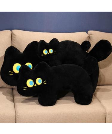 OUKEYI Cat Pillow Plush Black Cat Plush Toy Soft Plush Doll Kawaii Black Cat Stuffed Animals for Kids Birthday Girlfriend Valentines (15.7"/40cm) - Buy Online on GoSupps.com