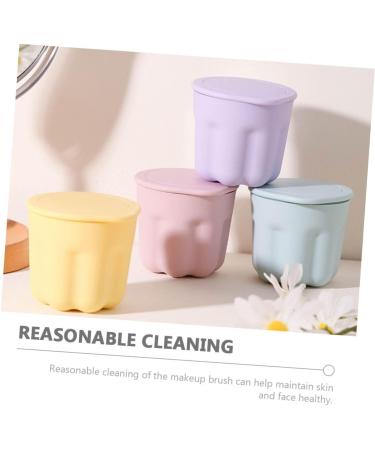 FOMIYES 8 Sets Pp Washing Bowl Makeup Brush Cleaning Mat Makeup Brush Cleaner Bowl Cleaning Tools Portable Washers Eyeshadow Brush Cleaner Bowl Beauty Kit Make up Cleaning Bowl Silica Gel - Buy Online on GoSupps.com