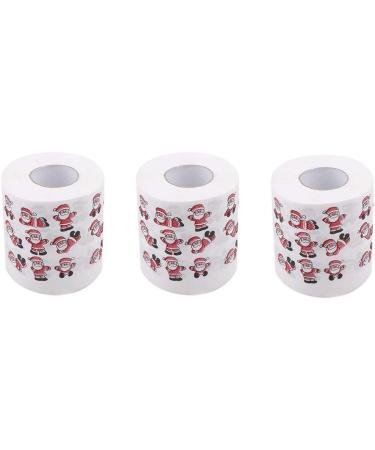 Merry Christmas Toilet Paper Highly Collectible Novelty Paper Towels Funny Gag Gift for Christmas Stocking Stuffers Party Favors 1 - 10pcs - Buy Online on GoSupps.com