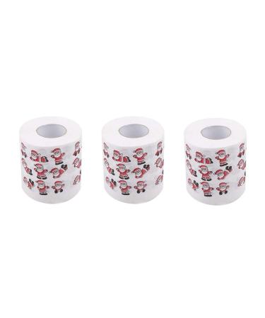 Merry Christmas Toilet Paper Highly Collectible Novelty Paper Towels Funny Gag Gift for Christmas Stocking Stuffers Party Favors 1 - 10pcs