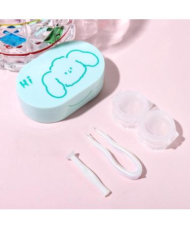 5 Pack Contact Lens Cases - 4 In 1 Travel Box with Mirror & Tweezers for Outdoor & Daily Use - Buy Online on GoSupps.com