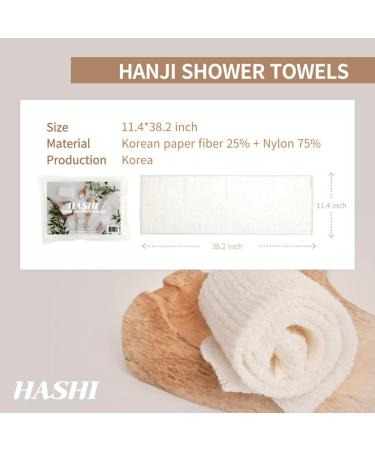Korean Body Exfoliating Cloth for Sensitive Skin - Eco-Friendly Wash Scrubber for Clean Shower Towels - Loofah Scrub for Back - 11.4 x 38.2 Inches - Buy Online on GoSupps.com