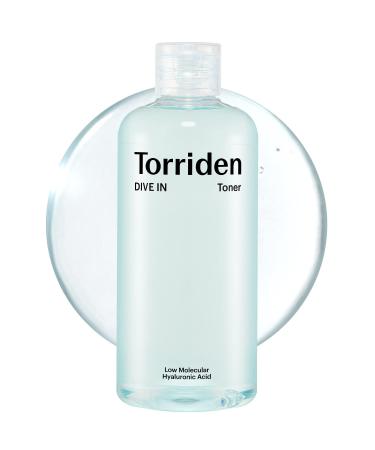 Torriden Dive-in Low-Molecular Hyaluronic Acid Toner 10.14 fl oz | Low pH Facial Astringent for Hydrating  Exfoliating  Sensitive  Oily Skin | Alcohol-Free  Fragrance-Free  No Colorants Pack of 1