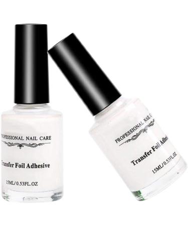 Nail Art Glue - 15ml White Star Gel for Foil Sticker Transfer & Decoration - Buy Online on GoSupps.com