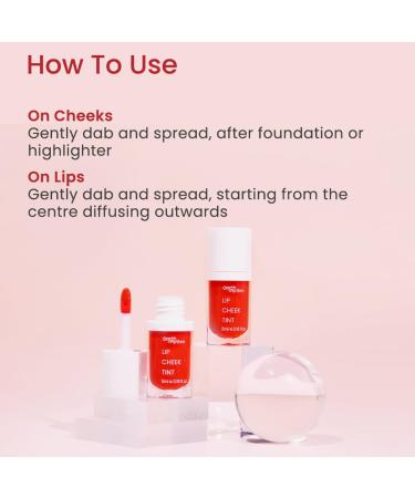 Buy Lip & Cheek Tint Cherry | Hydrating 5ml Tint for Women & Girls | Nourishes Dry Lips - Buy Online on GoSupps.com