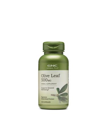 GNC Herbal Plus Olive Leaf 500 mg