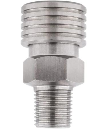 HMKUGO Male Thread to 8MM Female Quick-Disconnect Stainless Steel Adapter w/ O-Ring for PCP Paintball Charging - Buy Online on GoSupps.com