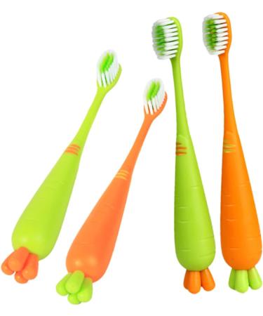 Minkissy 8-Pack Cartoon Manual Toothbrushes for Kids - Gentle Contour Travel Toothbrushes for Toddlers & Children - Buy Online on GoSupps.com