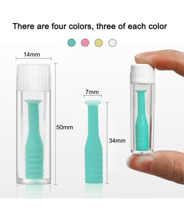 12 Set Contact Lens Suction Cups - Multi-Coloured Suction Tools for Hard & Rigid Lenses | International Shipping - Buy Online on GoSupps.com