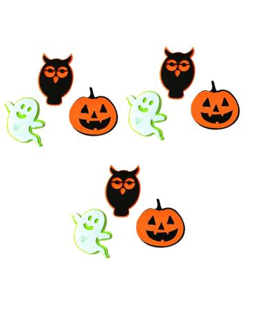 Lurrose Halloween DIY Patch 9 Pcs Blush for Cheeks Dreses Lipgloss Ghost Decor Halloween Badge Patch Combo Plate Pearlescent