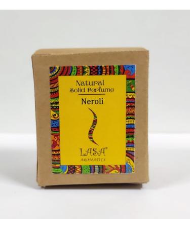 ANANYA FASHION & CRAFTS HUB Neroli Natural Solid Perfume Beeswax Long Lasting Body Fragrance Balm Solid State Eau De Perfum in Wooden Jar 6 gm - Buy Online on GoSupps.com