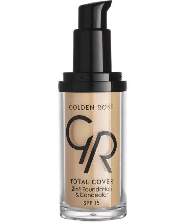 Golden Rose - Total Cover 2in1 Foundation & Concealer - 05 - Cool SAND - Buy Online on GoSupps.com
