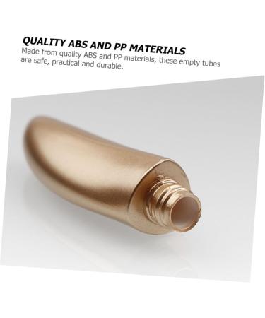 WOONEKY 18 Pcs Eyeliner Empty Tube Empty Eyeliner Tube Mascara Tubes Lash Liquid Tube Gloss Wands Golden Abs - Buy Online on GoSupps.com