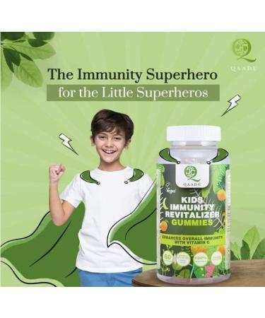 Kids Calcium & Vitamin D + Immunity Revitalizer Gummies | 60 Gummies | Vegan & Healthy Bones Growth for Children - Buy Online on GoSupps.com