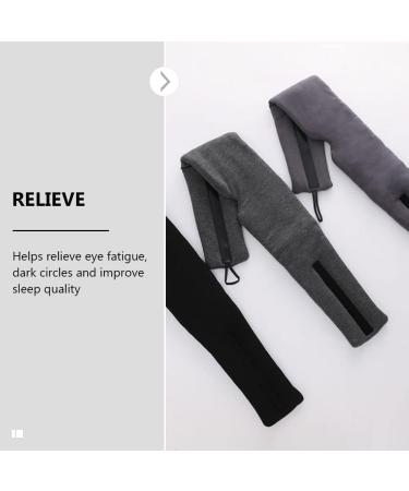 Beaupretty Kids Blindfold Sleep Mask - Comfortable Eye Cover for Travel Airplanes & Sleep - Grey Cotton Eye Mask (1 Count - Buy Online on GoSupps.com