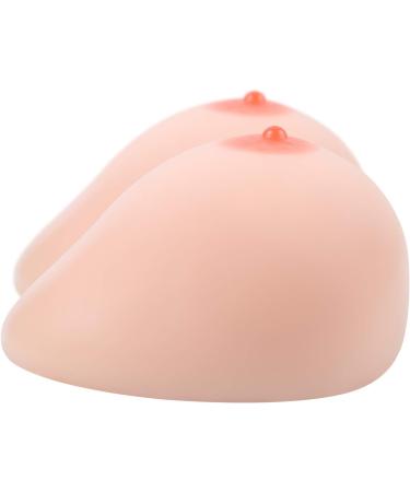 Buy Ivita Silicone Crossdresser Breasts - B Cup Prostheses for Cosplay & Transgender | 600g Pair - White - Buy Online on GoSupps.com