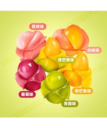 6 flavors Peeling fruit juice fudge peelable gummies100g/bag 50% Juice Content gummy candy White peach mango grape Litchi sugar soft candy Toffee chewing gum Healthy Candy gifts (Purple grapes 3bag) Purple grapes 3bag - Buy Online on GoSupps.com