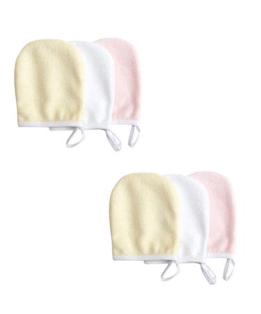 6pcs Makeup Remover Gloves Makeup Removal Wipes Face Cleaning Wipes Cleaning Wipes for for Cleaning Face Wipes Reusable Cleaning Pads Face Wash For Women Fiber