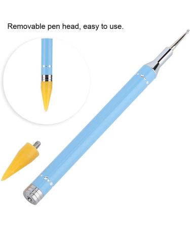 Candy Color Nail Dotting Pen Double-Ended Manicure Tool for Painting Drawing and Picking Rhinestones Lightweight and Durable (Blue) - Buy Online on GoSupps.com