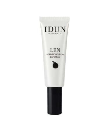 Len Tinted Day Cream - Infused With Vitamin E And C - Gentle On The Skin - Ideal For Sensitive And Dry Skin - Contains Nourishing And Moisturizing Oils - Tan - 1.76 Oz