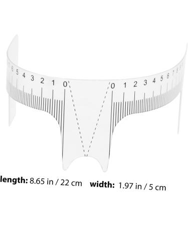 DRESSOOS Eyebrow Ruler Stencils 10pcs Eyebrow Design Ruler Disposable Eyebrow Stencil Tools Eyebrow Face Ruler Eyebrow Shape - Buy Online on GoSupps.com