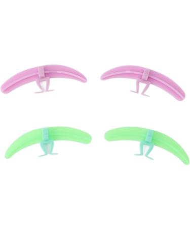 Eyelash Isolation Aid Reusable Makeup Tool 2 Colors Eyelash Separator Precise Application Silicone Pads 2 Sets Multifunctional for Beginners for Hair Salon - Buy Online on GoSupps.com